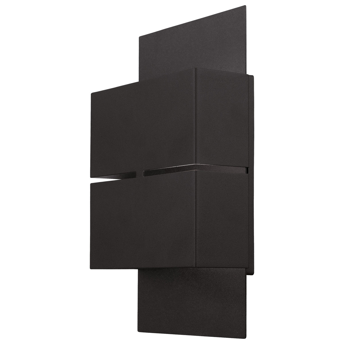 Kibea 10" LED Exterior Wall Sconce - Textured Black