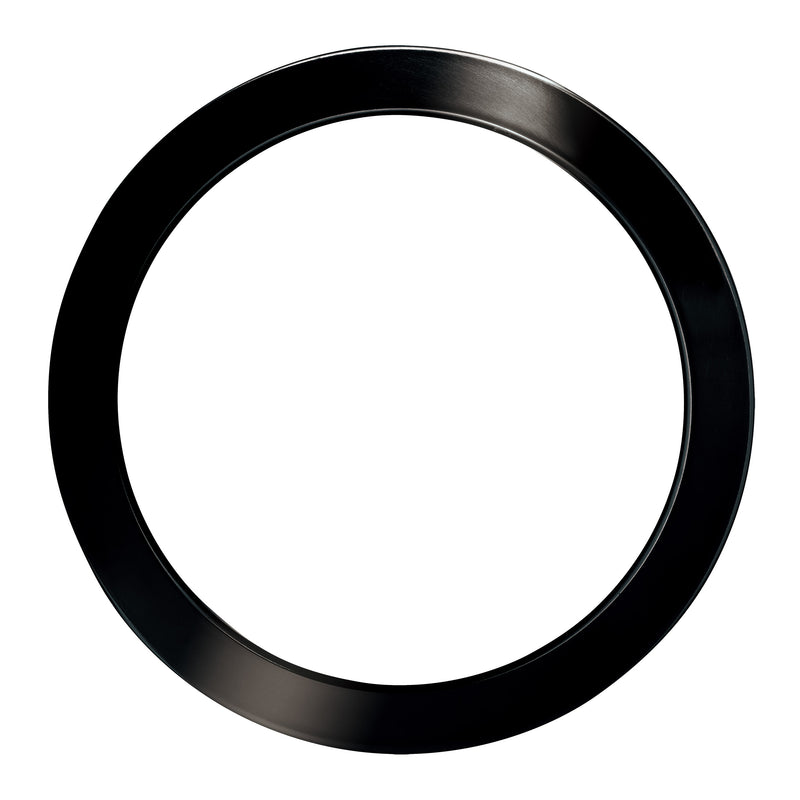 Trago Trim 7" Round - Black Chrome
