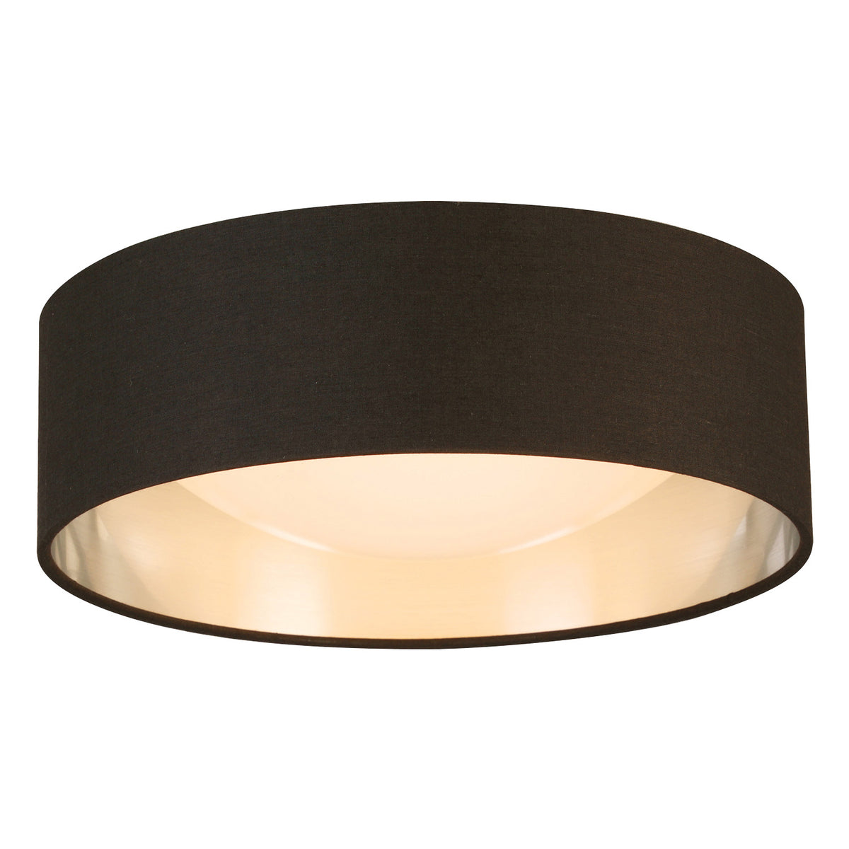 Orme 12" LED Flush Mount - Black / Nickel