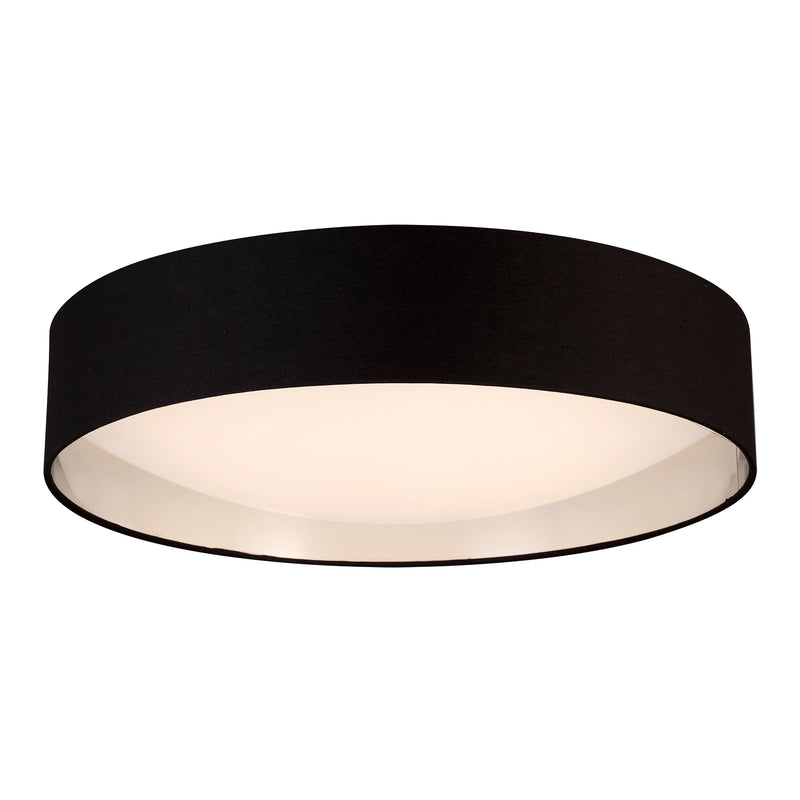 Orme 20" LED Flush Mount - Black / Nickel
