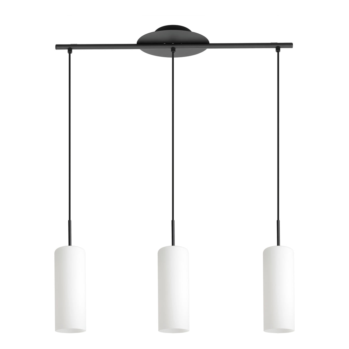 Troy 3 28" Pendant Light - Textured Black