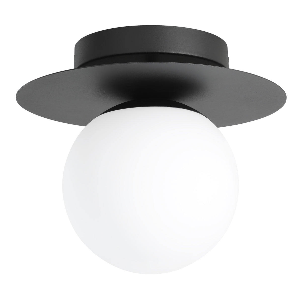 Arenales 11" Flush Mount - Textured Black