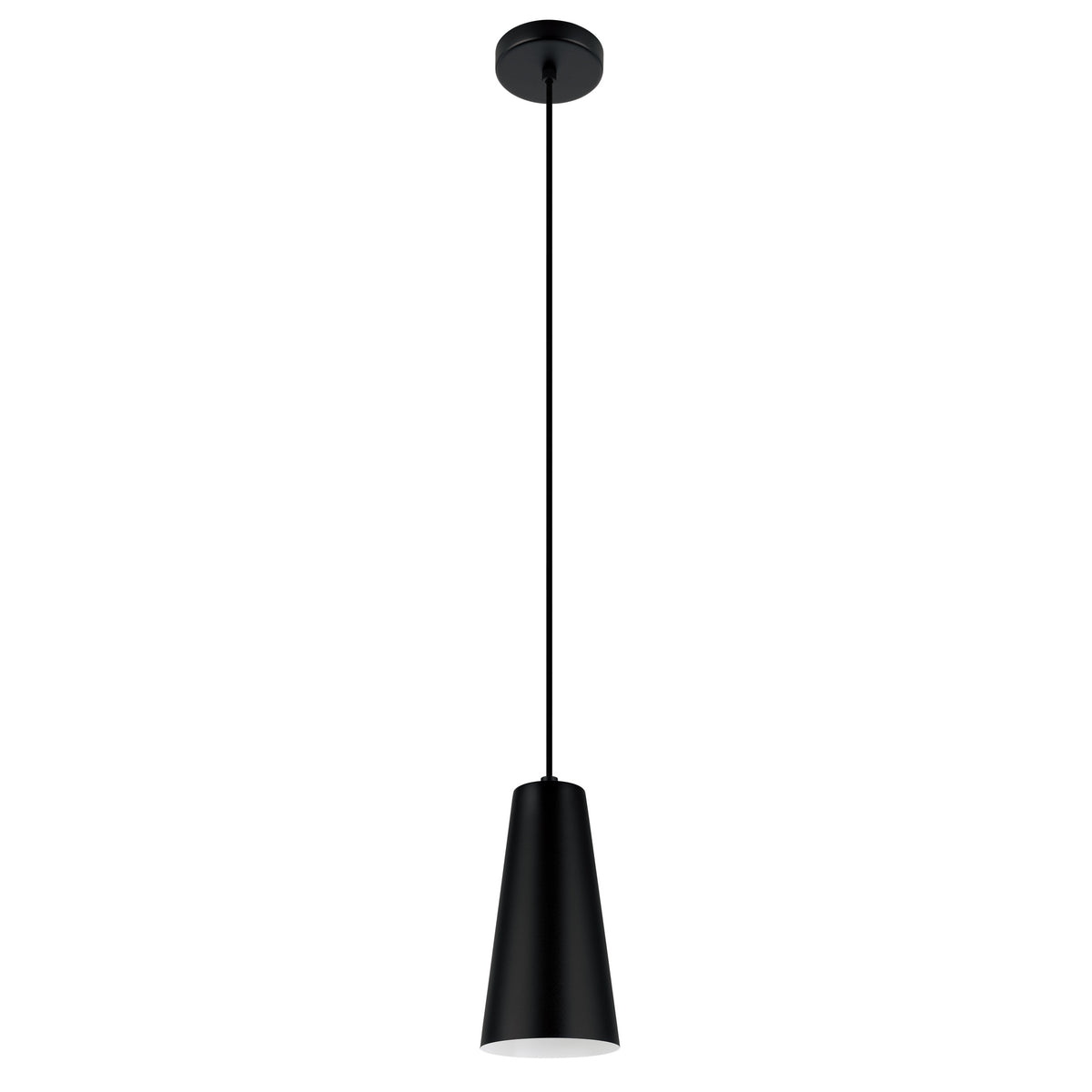 Pratella 1 5" Pendant Light - Textured Black