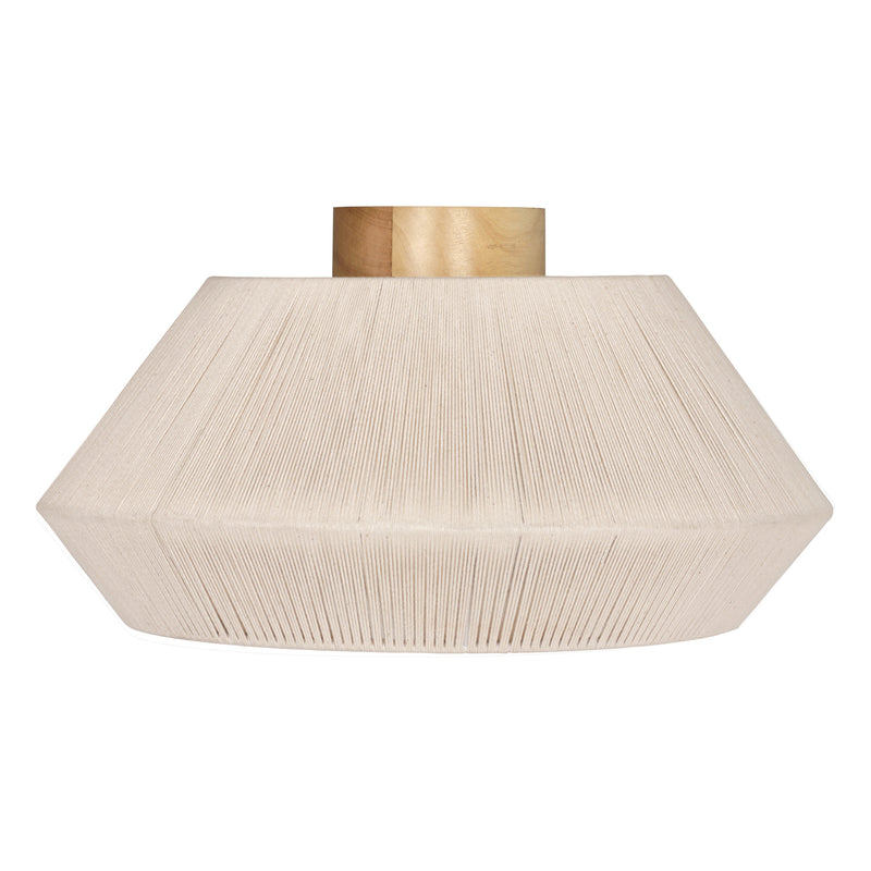 Lanier 19" Flush Mount - Rubberwood