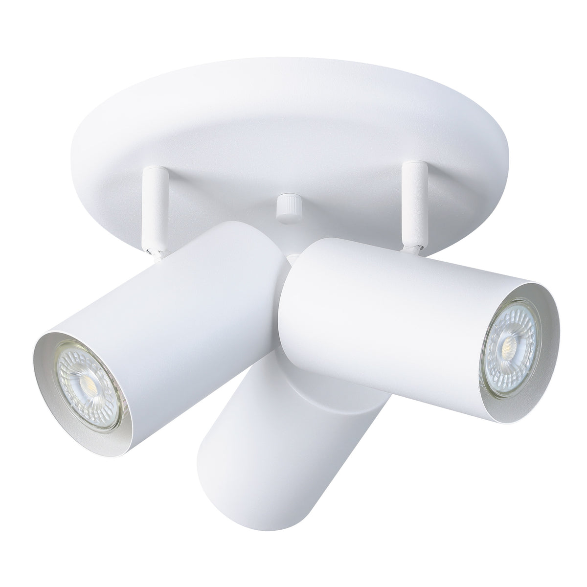Calloway 12" Flush Mount - Textured White