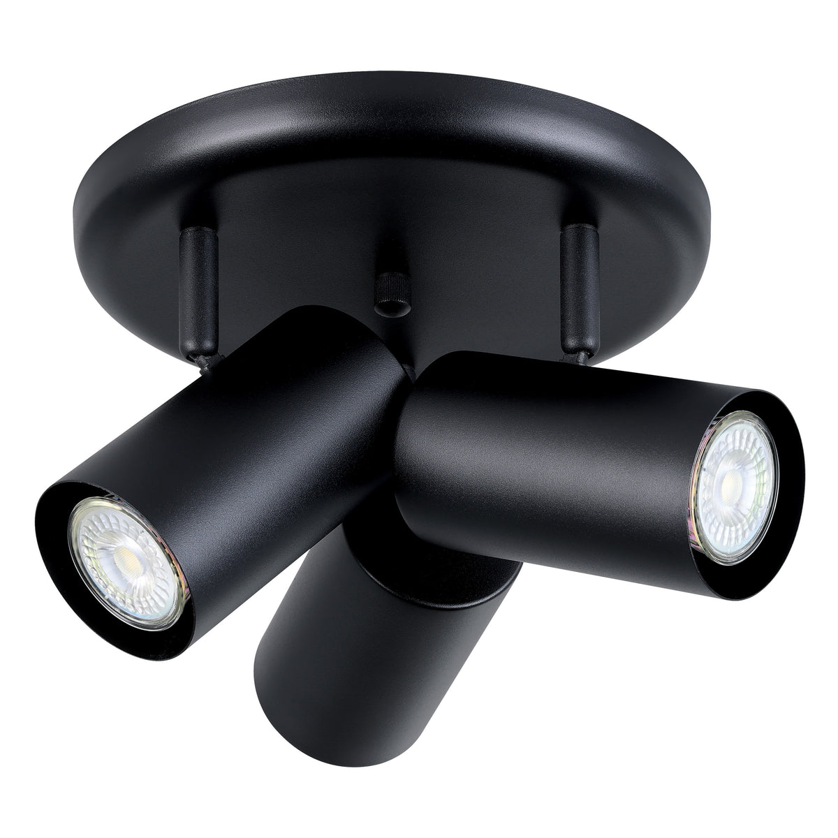 Calloway 12" Flush Mount - Textured Black