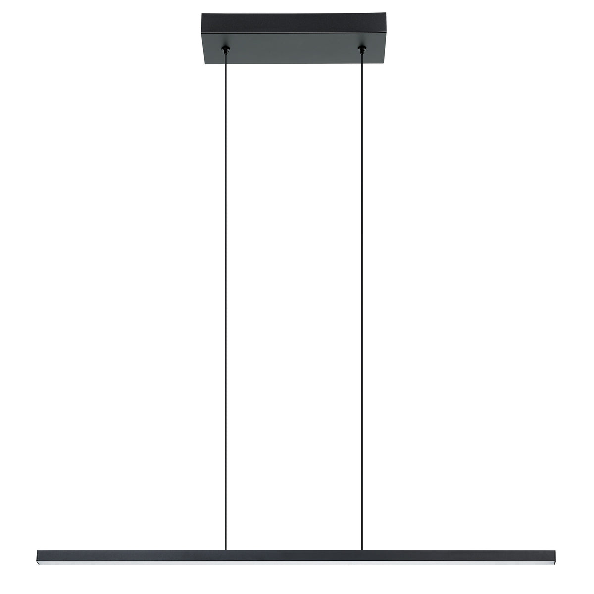 Amrisa 35" LED Linear Chandelier - Textured Black