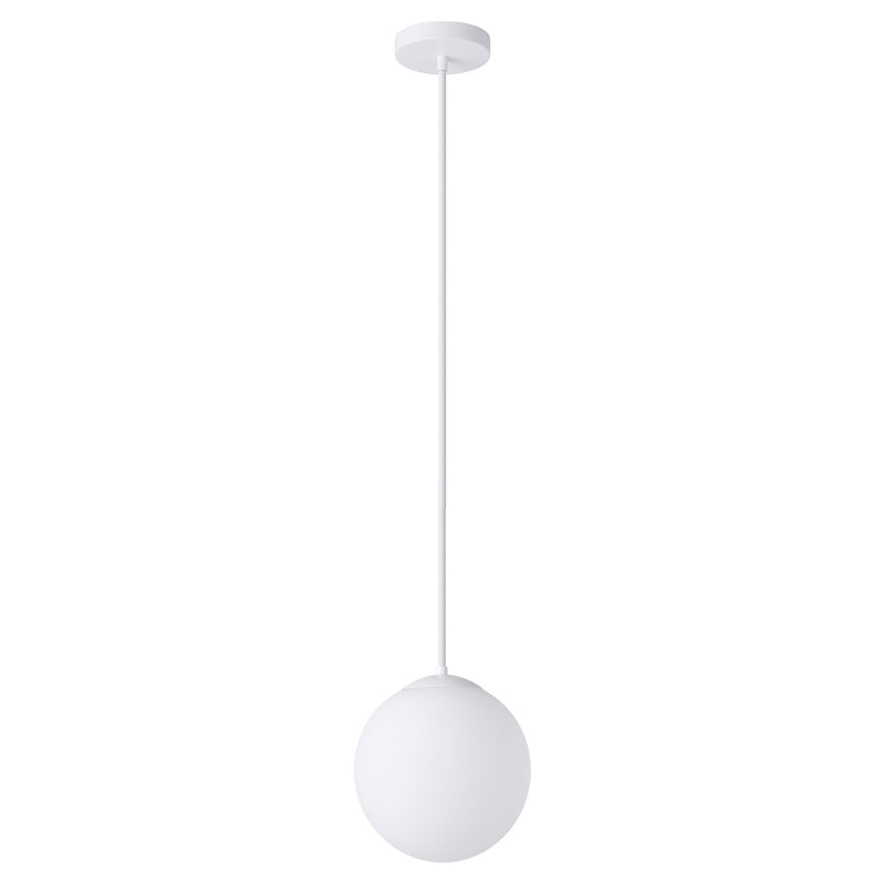 Rondo 10" Pendant Light - Textured White