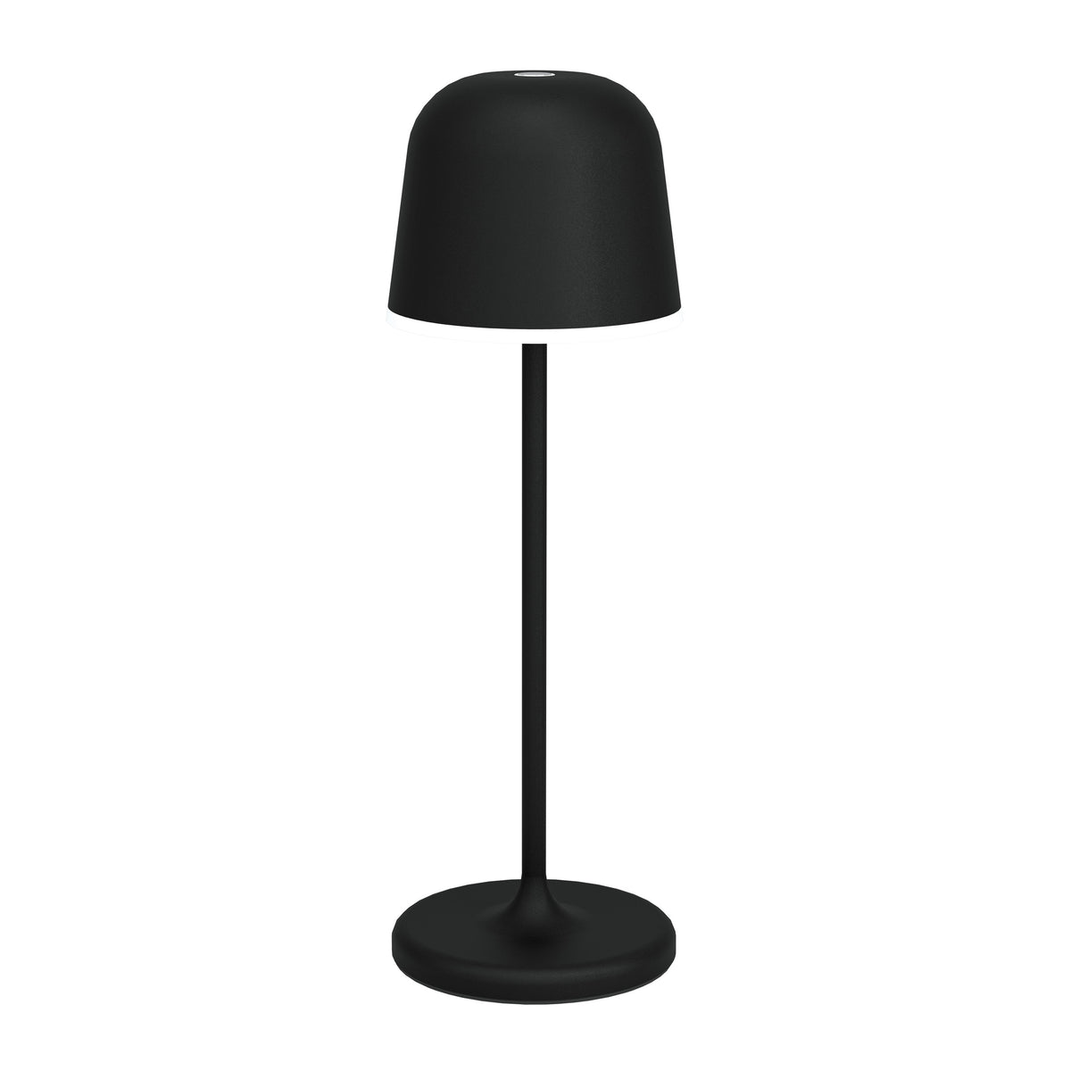 Mannera 13" LED Table Lamp - Textured Black