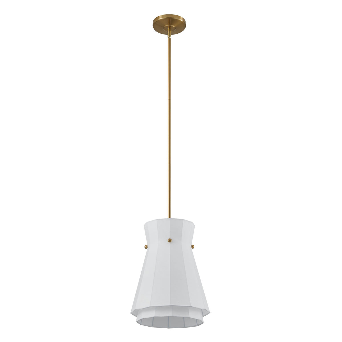 Bryony 12" Convertible Pendant - Brushed Gold