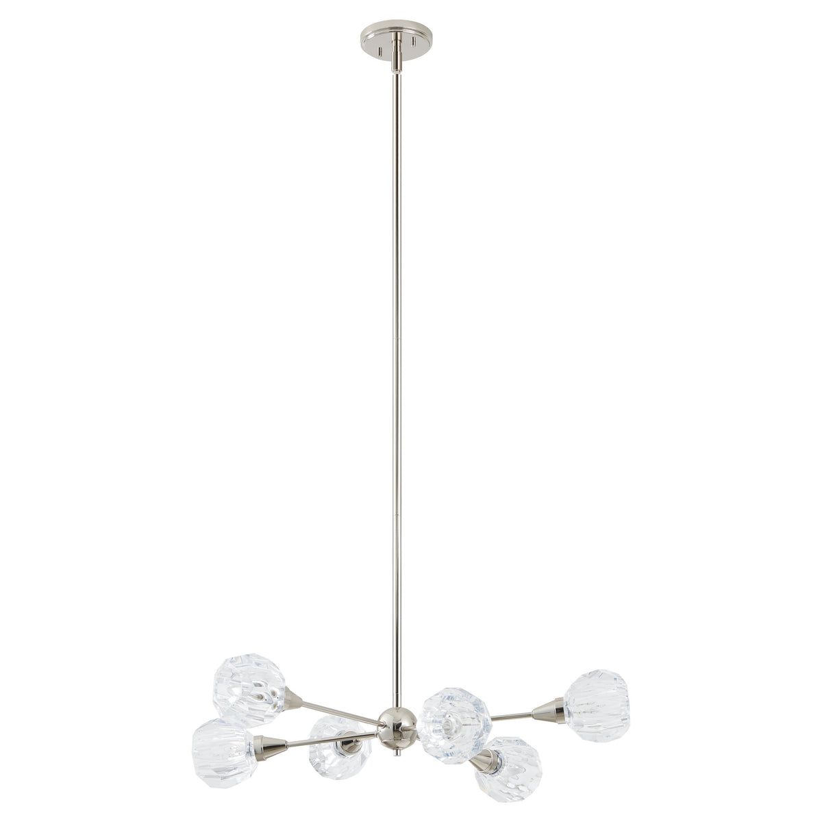 Helena 32" Chandelier - Polished Nickel