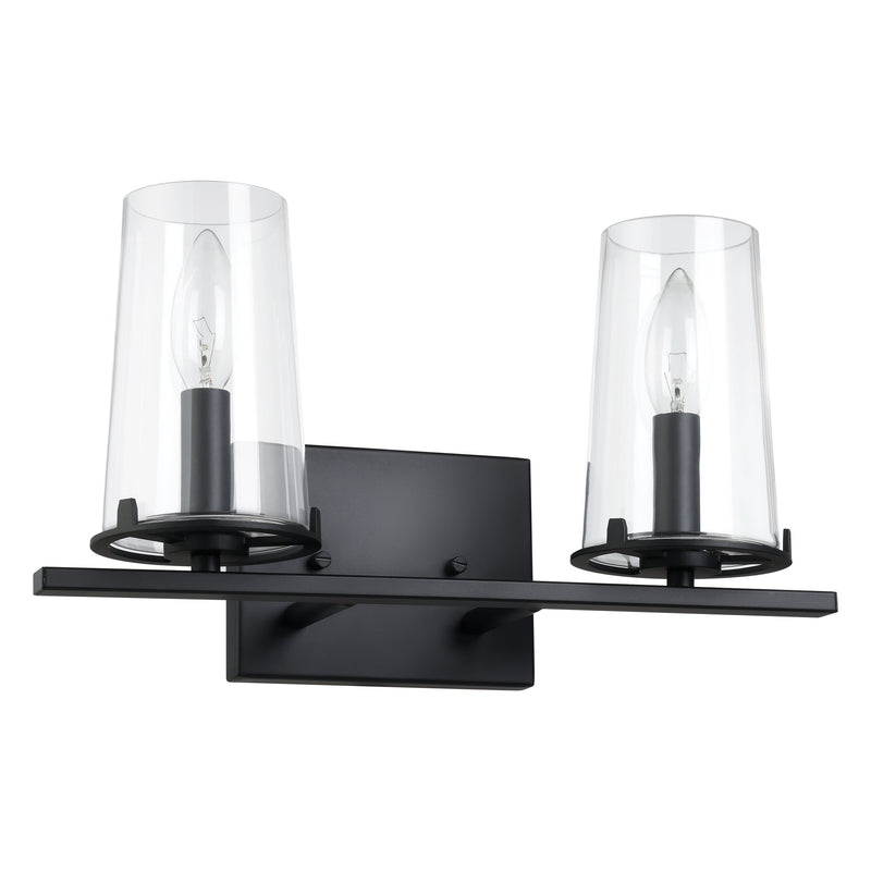 Jared 15" Vanity Light - Matte Black