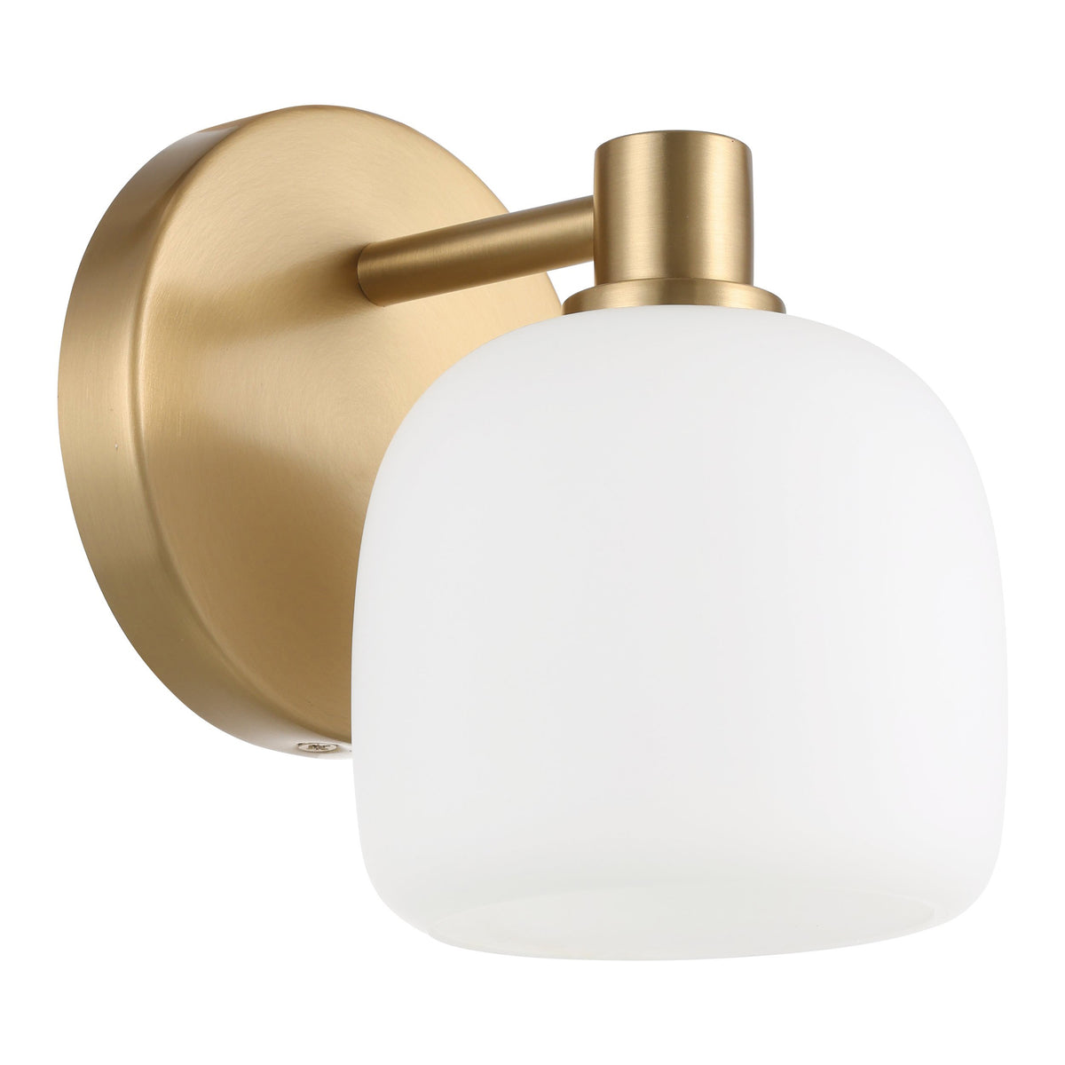 Valentina 5" Vanity Light - Champagne Gold / Etched Opal