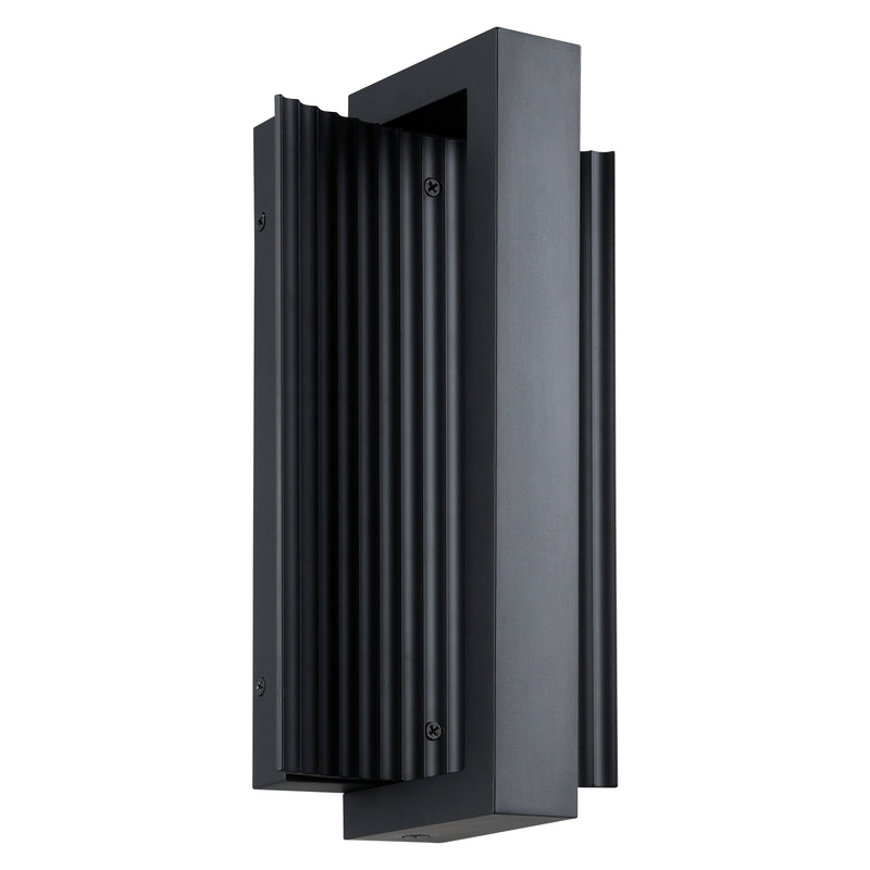 Jubilee 12" 5CCT LED Exterior Wall Sconce - Matte Black