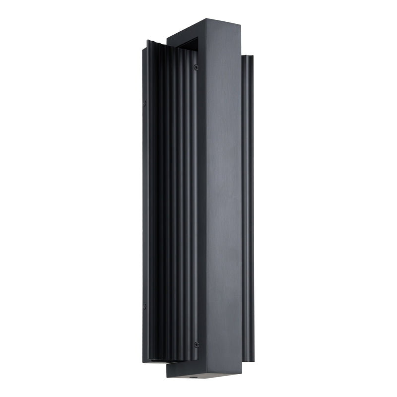Jubilee 18" 5CCT LED Exterior Wall Sconce - Matte Black