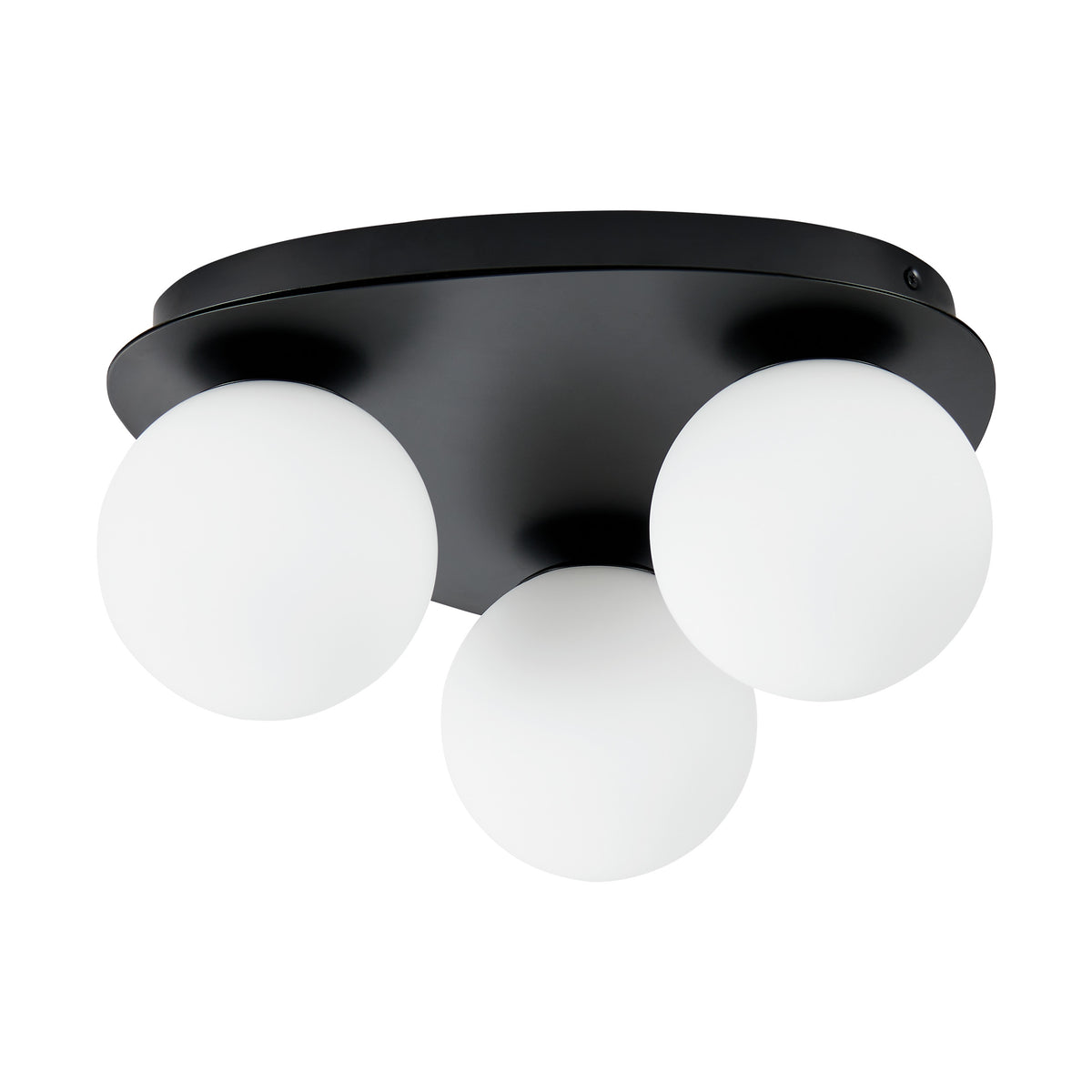 Castrovido 12" Flush Mount - Matte Black