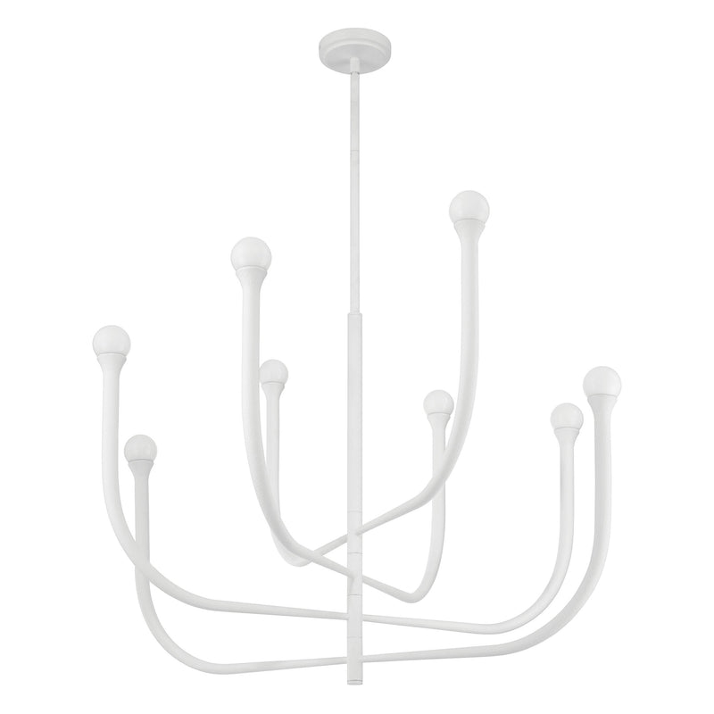 Dahlia 36" Chandelier - Plaster White
