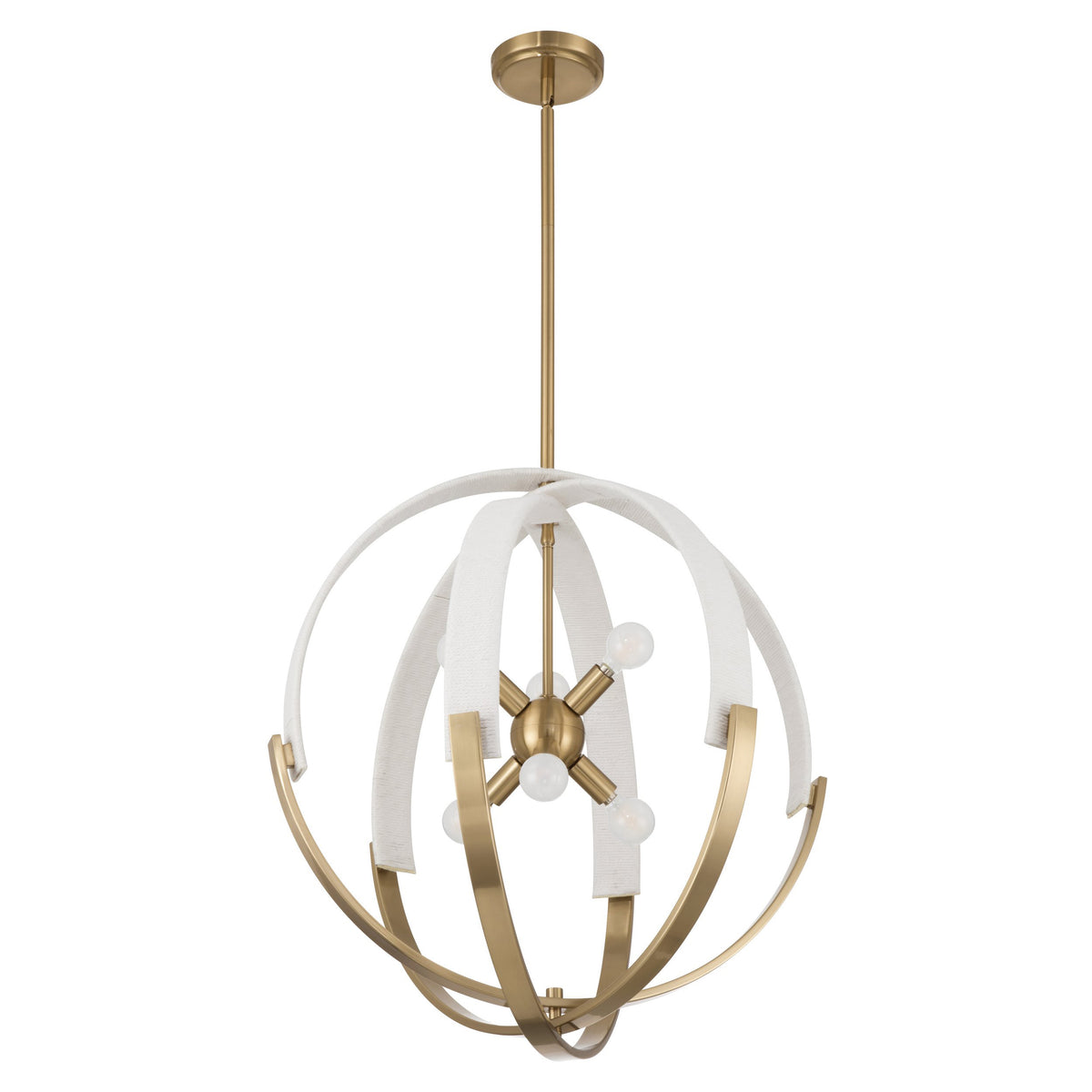 Abbey 23" Chandelier - Brass
