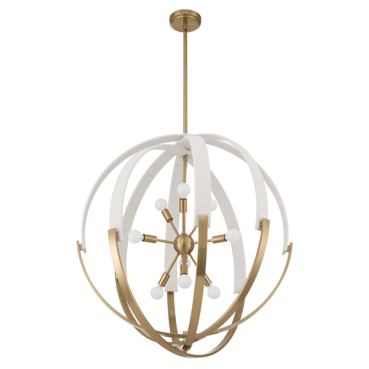 Abbey 31" Chandelier - Brass