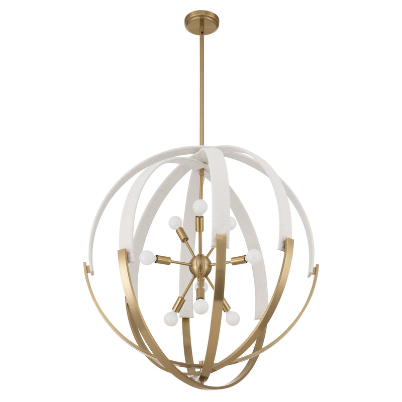 Abbey 31" Chandelier - Brass