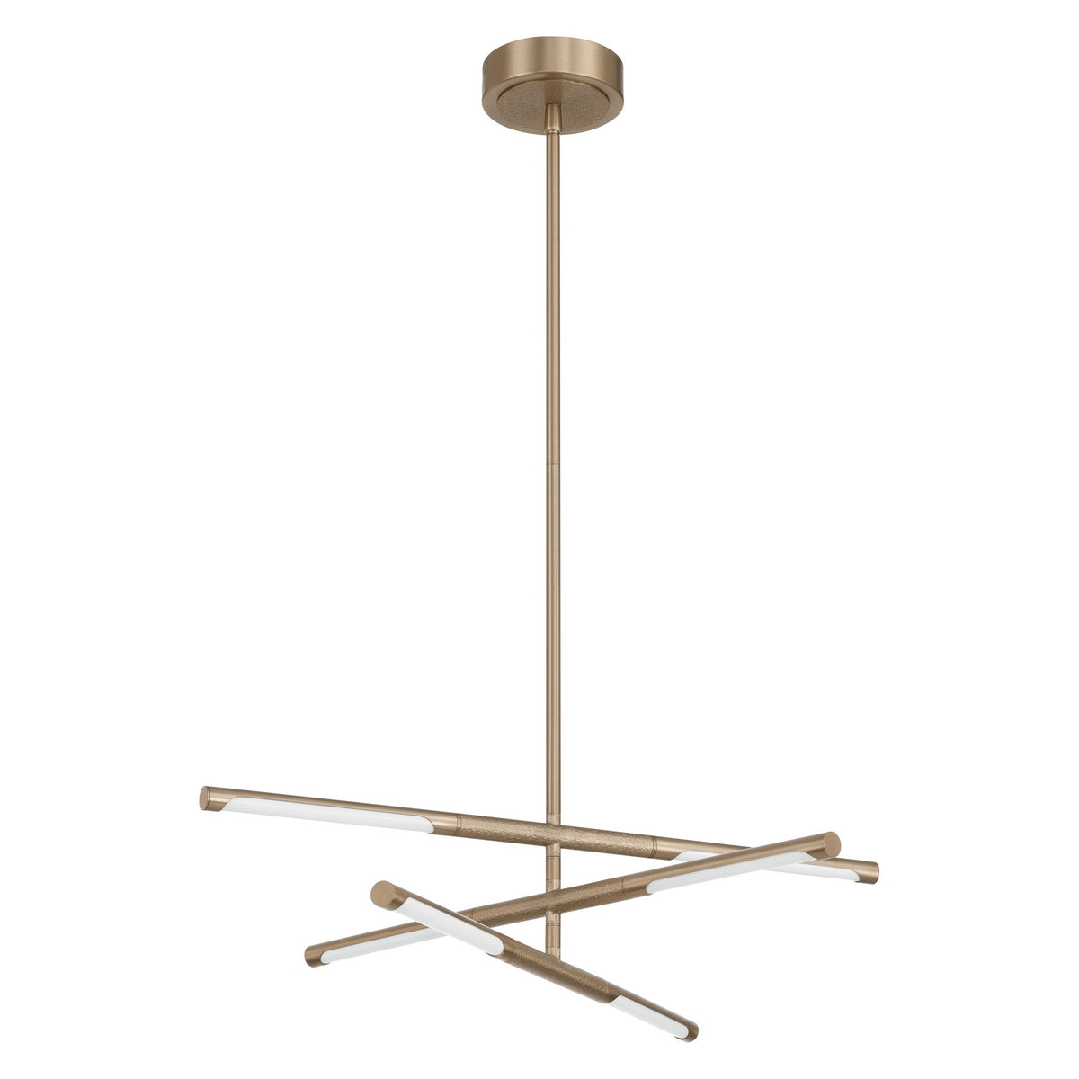 Overture 24" 5CCT LED Chandelier - Champagne Gold