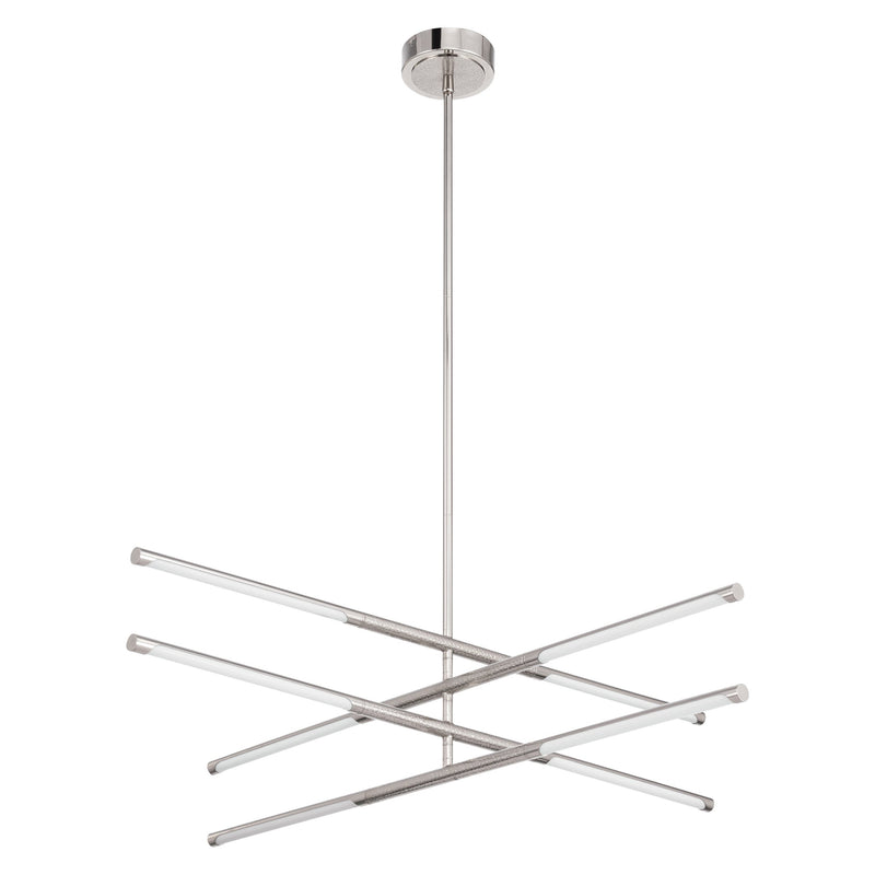 Overture 36" 5CCT LED Chandelier - Polished Nickel