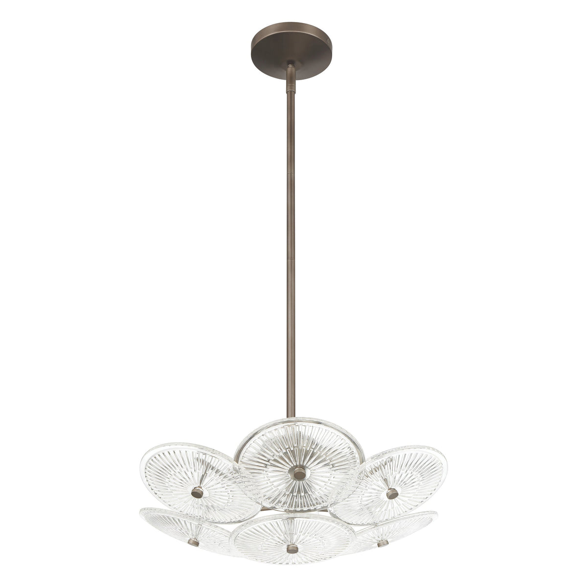 Avril 18" Convertible Pendant - Forged Bronze