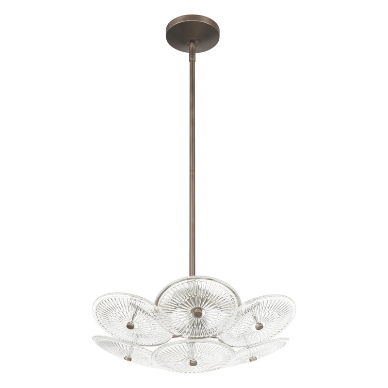 Avril 18" Convertible Pendant - Forged Bronze