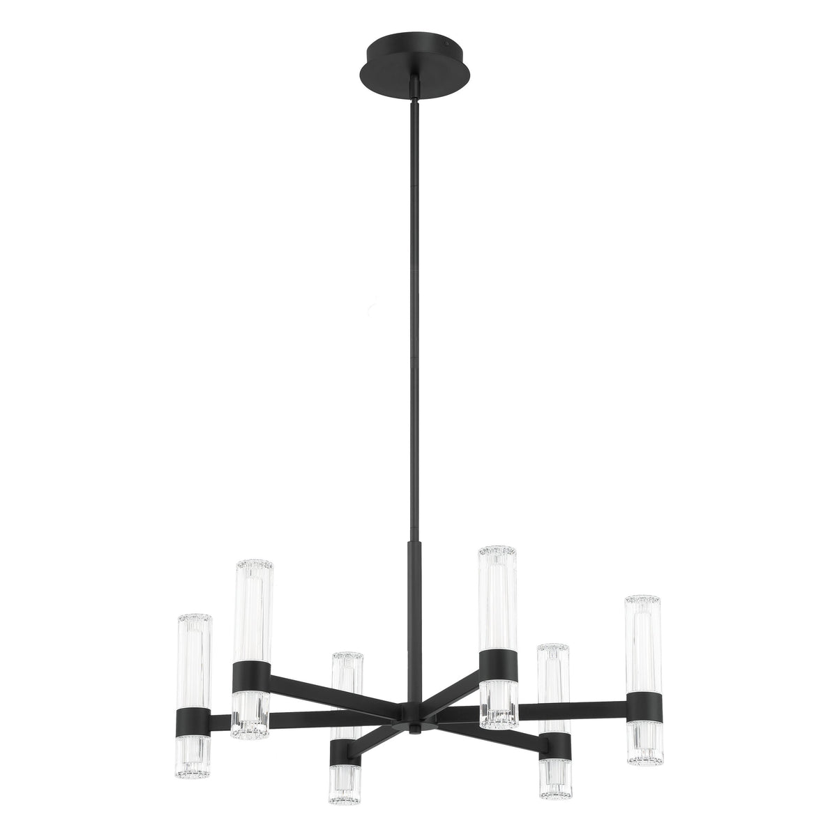 Ristretto 30" LED Chandelier - Matte Black