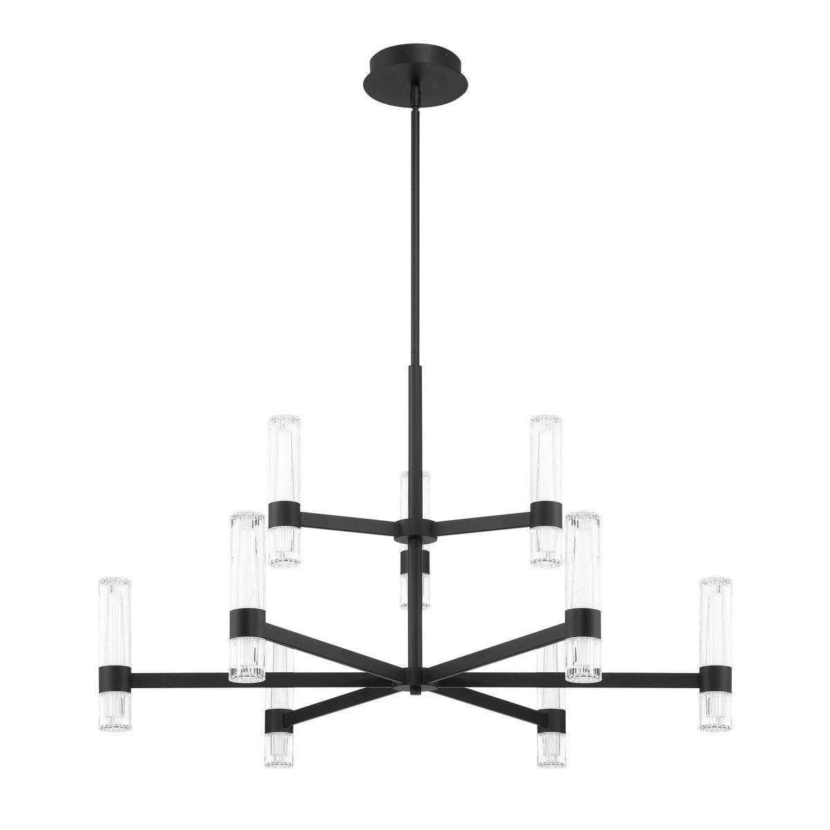 Ristretto 42" LED Chandelier - Matte Black