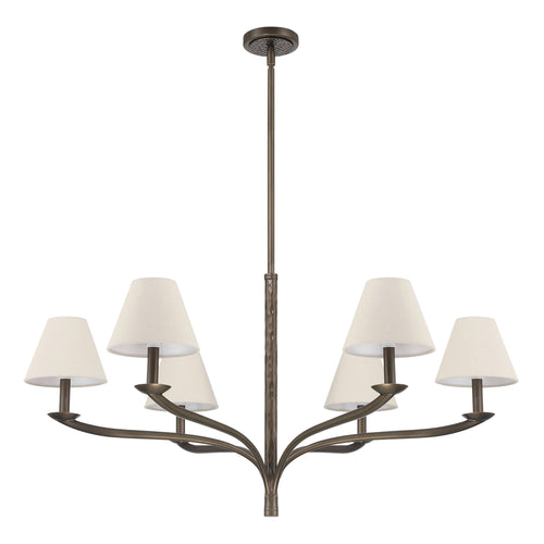 Bethany 42" Chandelier - Forged Bronze