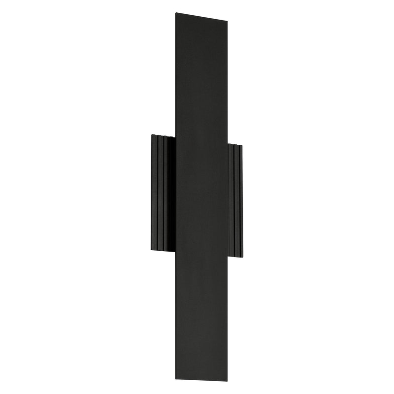 Jacks 22" 5CCT LED Exterior Wall Sconce - Textured Black