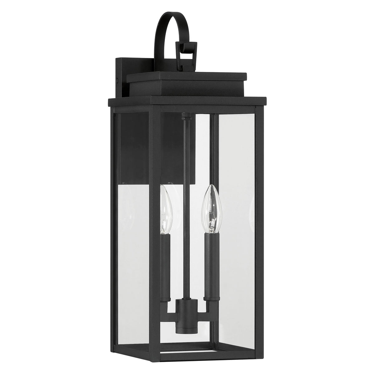 Hillside 20" Exterior Wall Sconce - Textured Black