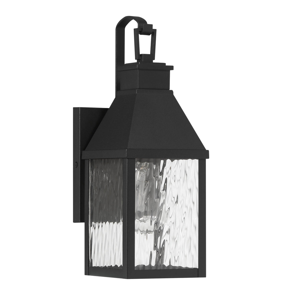 Glencrest 14" Exterior Wall Sconce - Textured Black