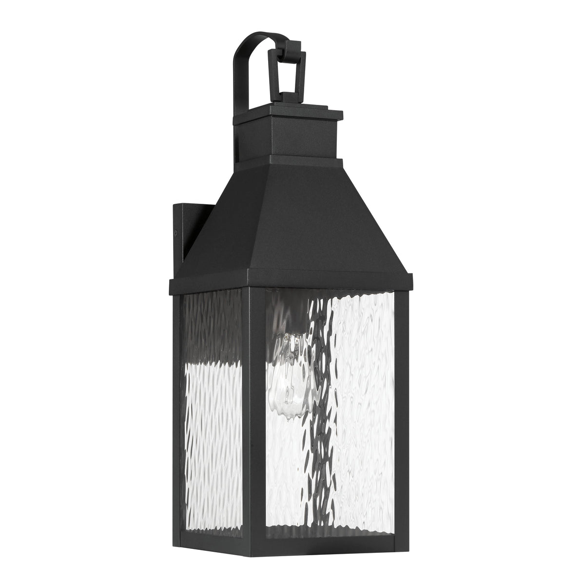 Glencrest 23" Exterior Wall Sconce - Textured Black
