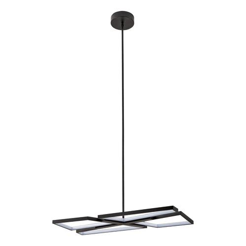 Alfie 30" 3CCT LED Chandelier - Textured Black