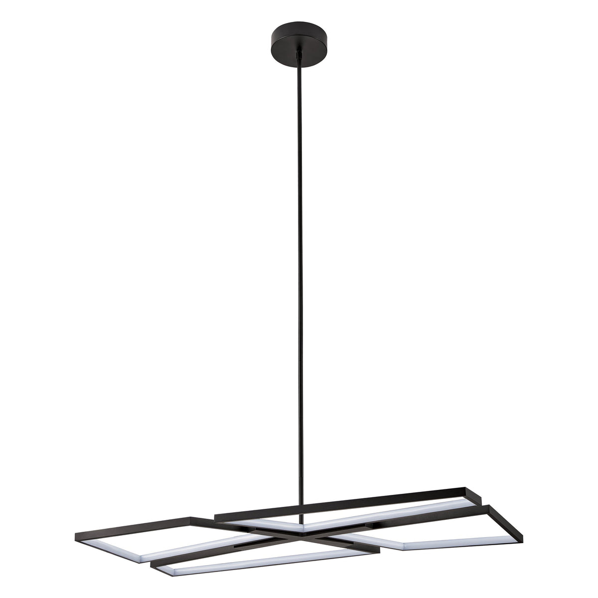 Alfie 40" 3CCT LED Chandelier - Textured Black