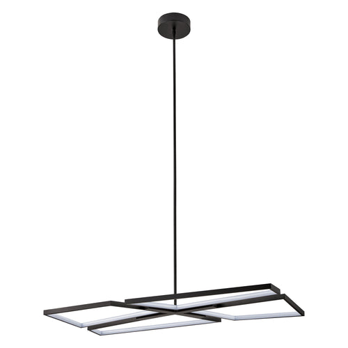 Alfie 40" 3CCT LED Chandelier - Textured Black