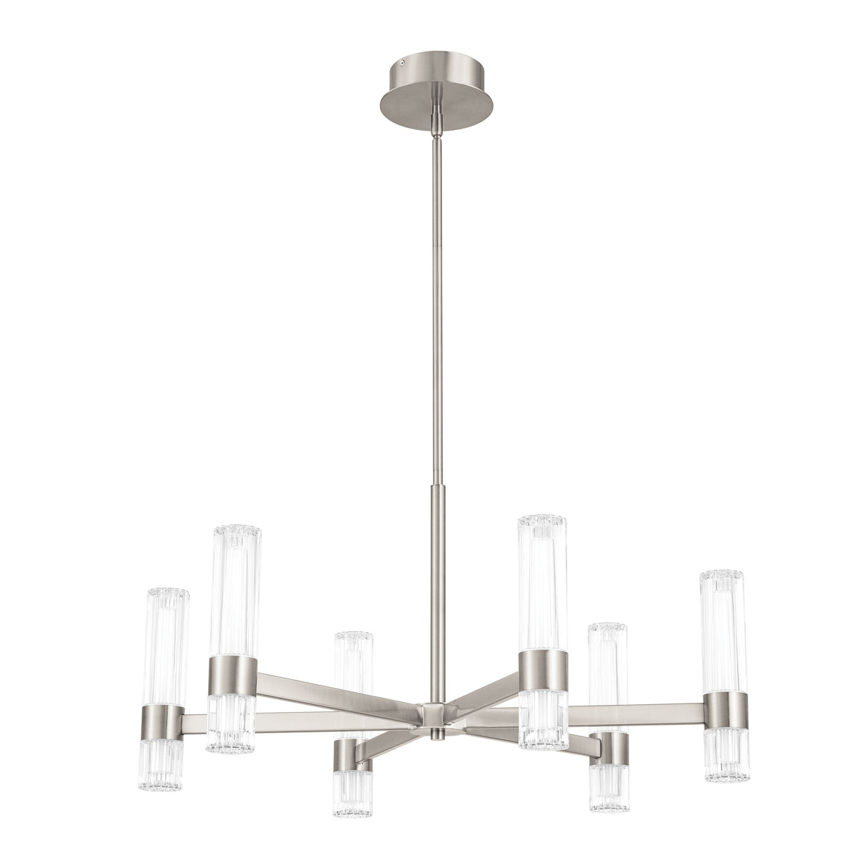Ristretto 30" LED Chandelier - Brushed Nickel