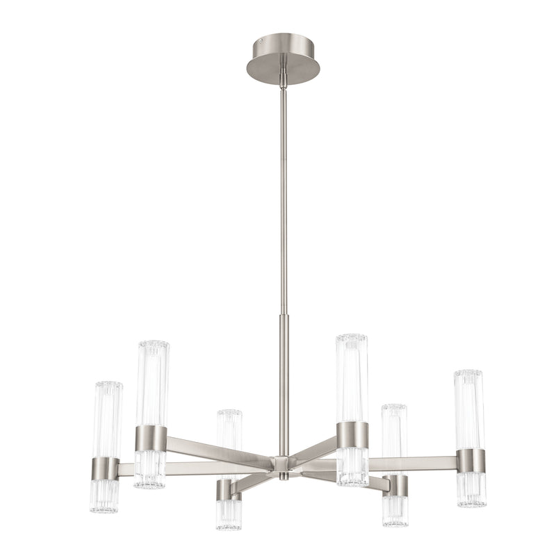 Ristretto 30" LED Chandelier - Brushed Nickel