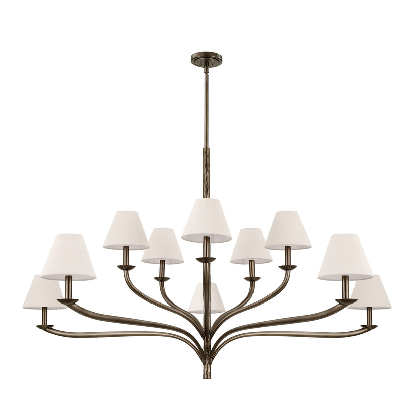 Bethany 62" Chandelier - Forged Bronze
