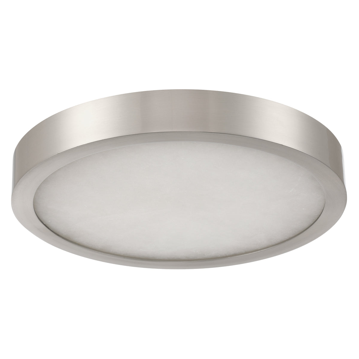 Argyle 12" 5CCT LED Flush Mount - Brushed Nickel / Alabaster