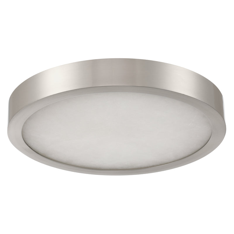 Argyle 12" 5CCT LED Flush Mount - Brushed Nickel / Alabaster