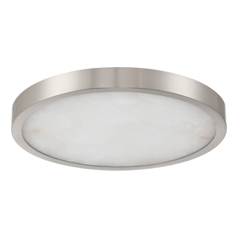 Argyle 16" 5CCT LED Flush Mount - Brushed Nickel / Alabaster