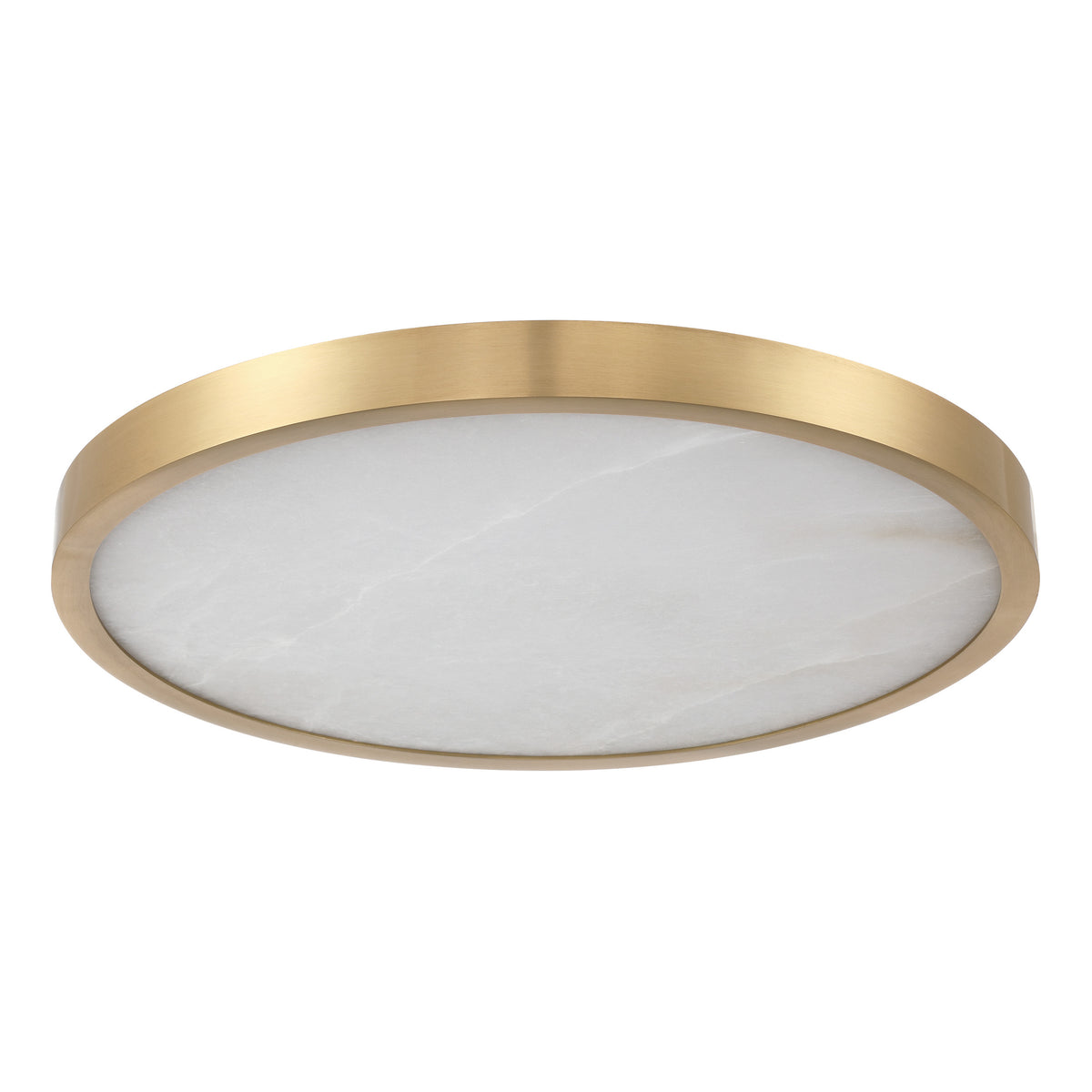 Argyle 20" 5CCT LED Flush Mount - Champagne Gold / Alabaster
