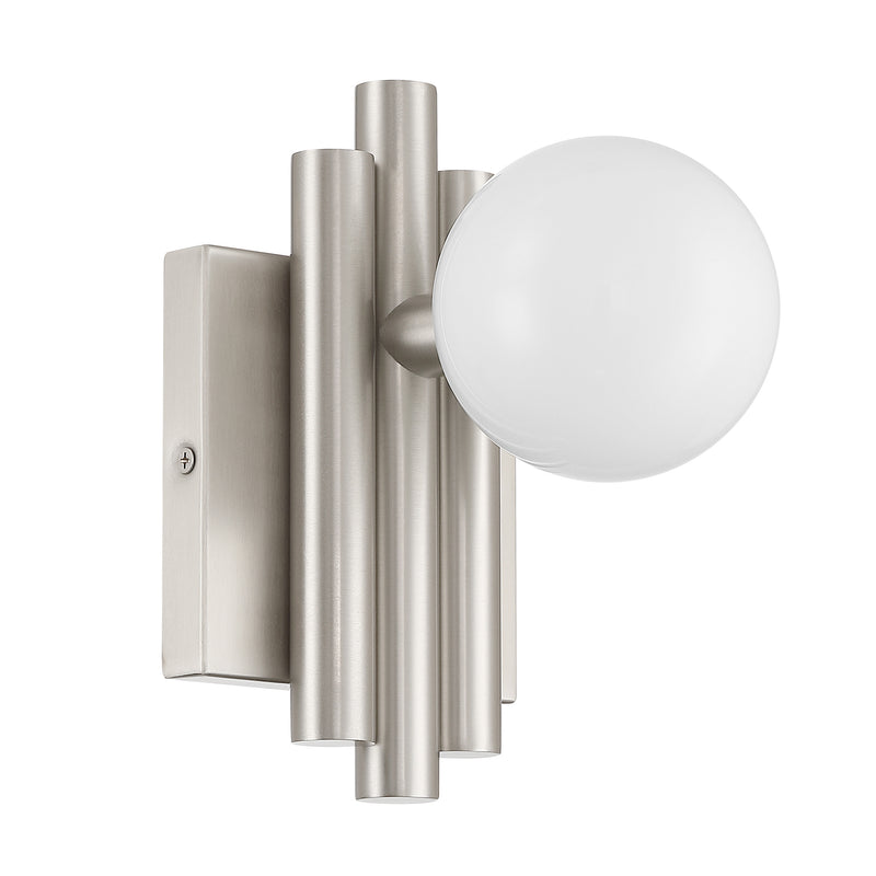 Stockholm 8" Vanity Light - Brushed Nickel