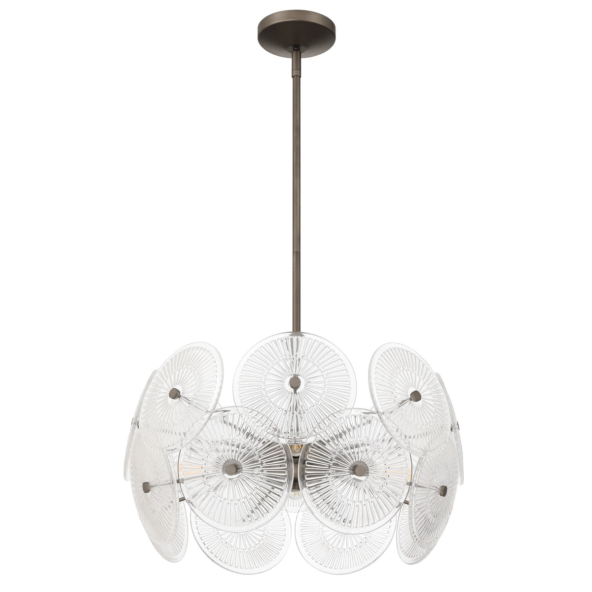 Avril 20" Pendant Light - Forged Bronze