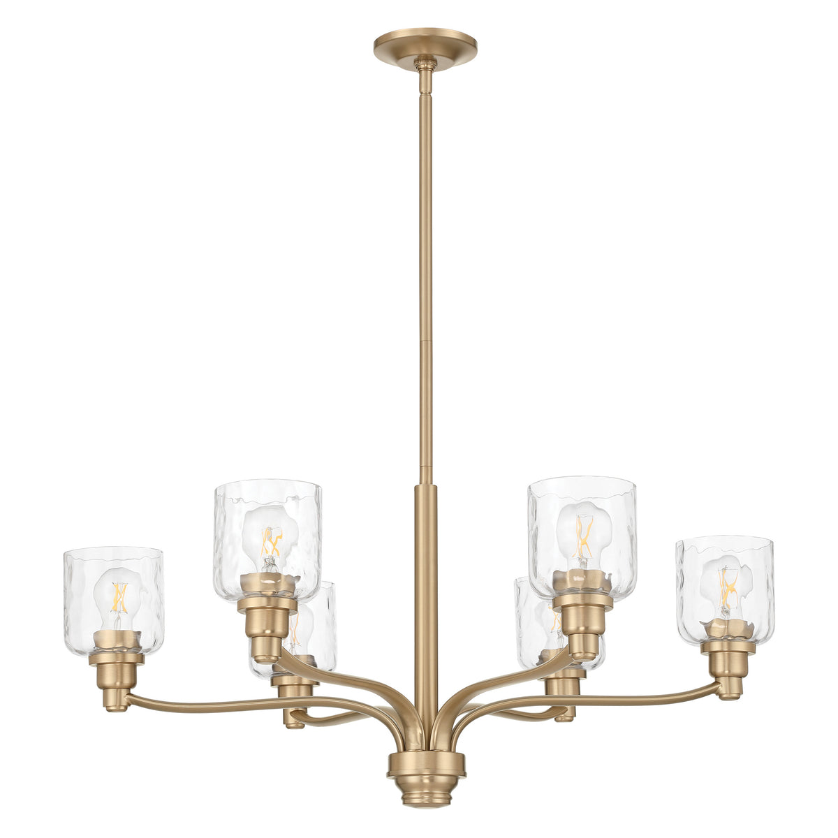 Laurent 32" Chandelier - Champagne Gold
