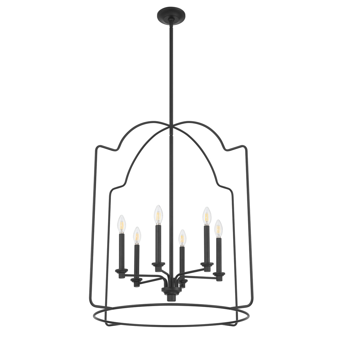 Gwyneth 32" Pendant Light - Matte Black