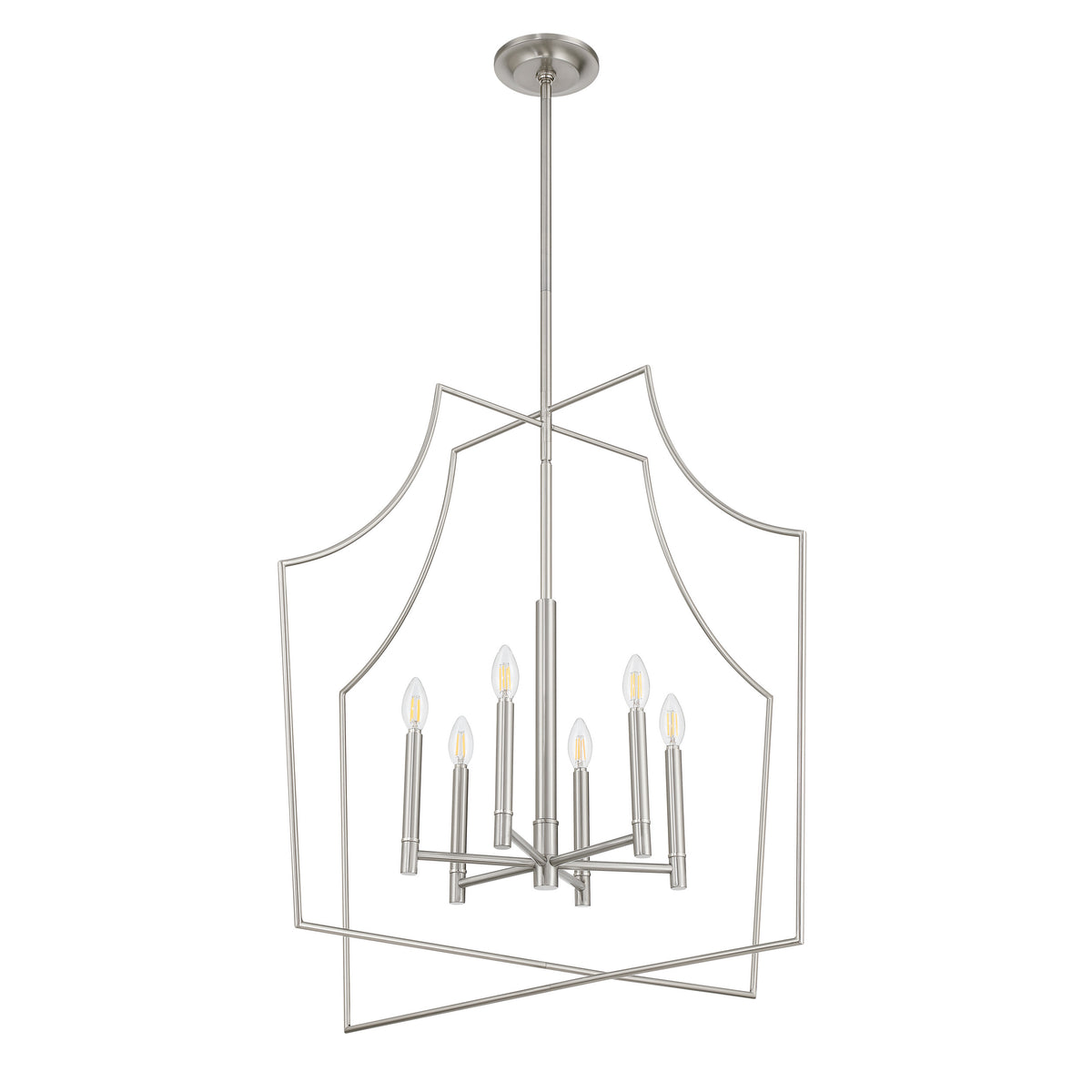 Declan 34" Pendant Light - Brushed Nickel
